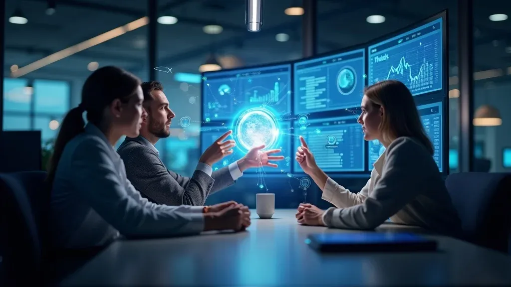 Collaborative digital marketing network for law firm content marketing legal services in a modern workspace